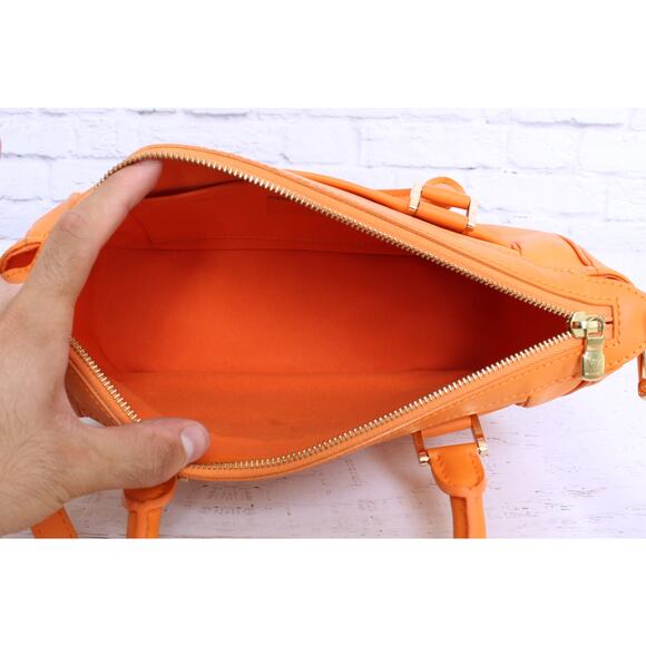 Louis Vuitton Dhanura PM Orange Epi Crossbody Leather Satchel Handbag A3593 - Picture 4 of 12